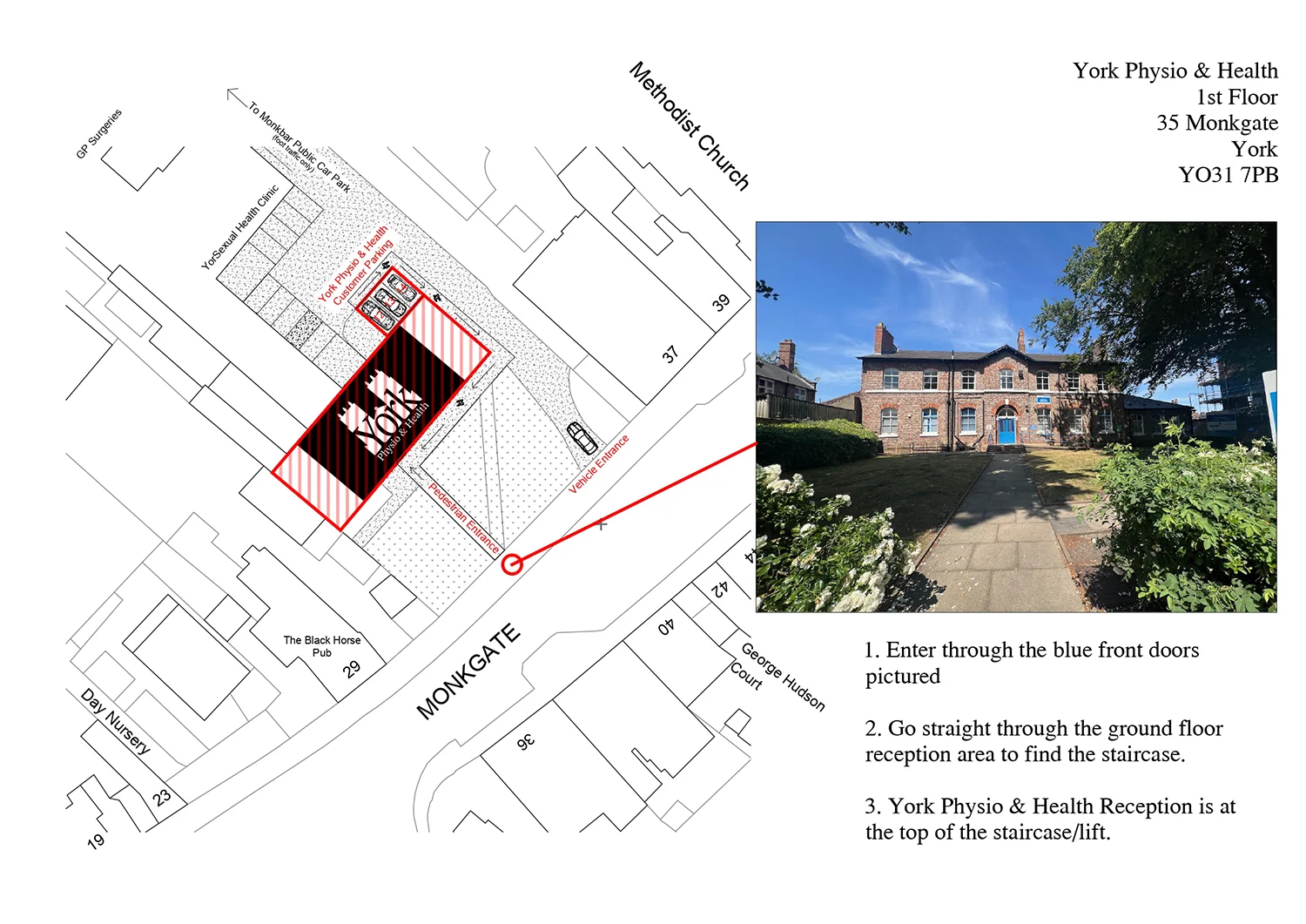 35 Monkgate Wayfinding